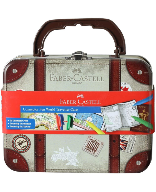 FELT Faber Castell World Traveller Case Tin Of 30
