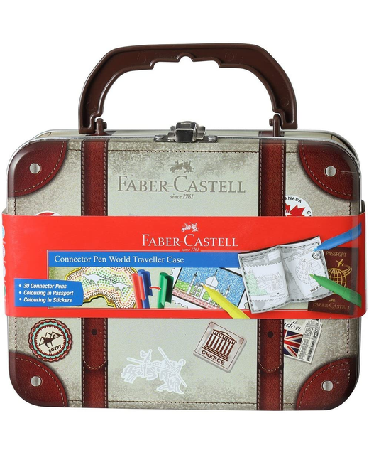 FELT Faber Castell World Traveller Case Tin Of 30