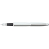 SHEAFFER VFM STROBE SILVER NICKEL PLATED FOUNTAIN PEN