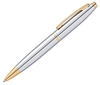 CROSS CALAIS CHROME WITH GOLD BALLPOINT PEN