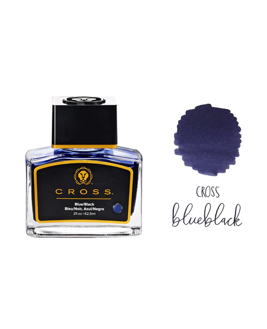 CROSS BLUE/BLACK  FOUNTAIN PEN BOTTLED INK 62.5ML