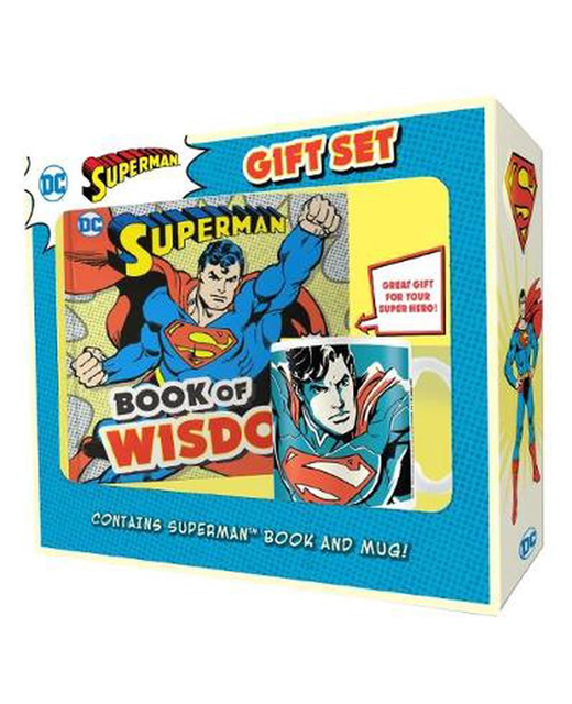 SUPERMAN GIFTSET BOOK AND MUG DC COMICS