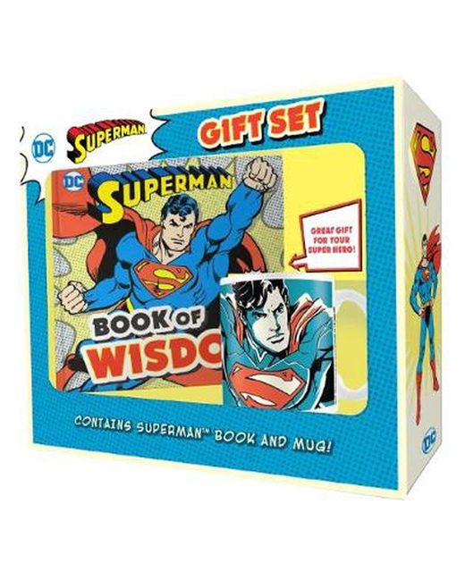 SUPERMAN GIFTSET BOOK AND MUG DC COMICS