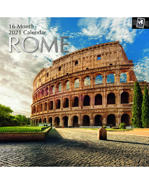 2021 SQUARE CALENDAR ROME