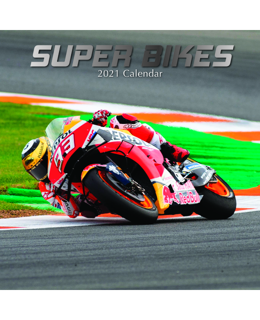 2021 SQUARE CALENDAR SUPER BIKES
