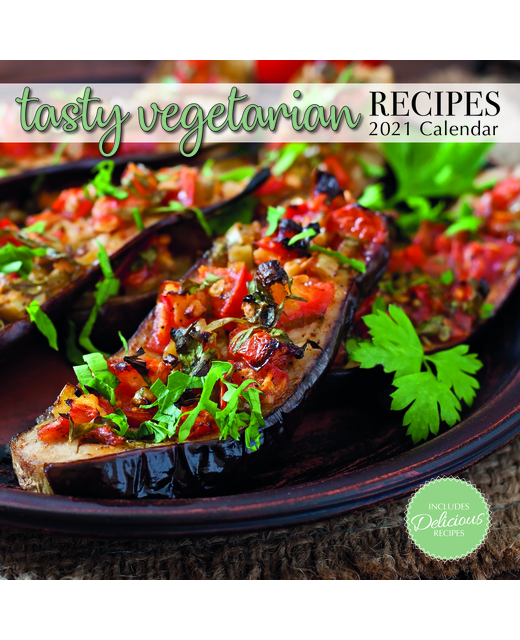 2021 SQUARE CALENDAR TASTY VEGETARIAN