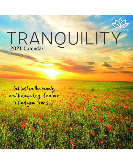 2021 SQUARE CALENDAR TRANQUILITY