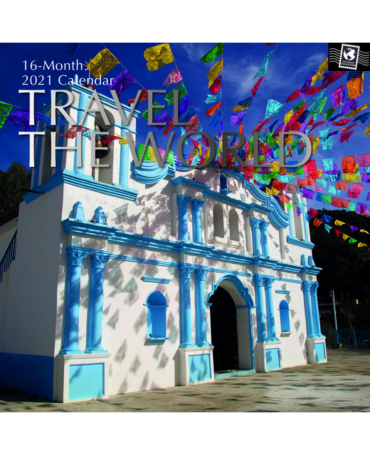 2021 SQUARE CALENDAR TRAVEL THE WORLD