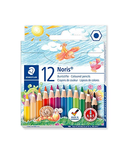 COLOURED PENCILS STAEDTLER CLASSIC HALF PACK 12