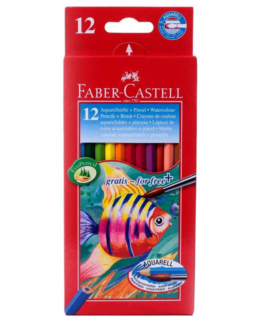 Coloured Pencils Faber W/Col Full Pack 12