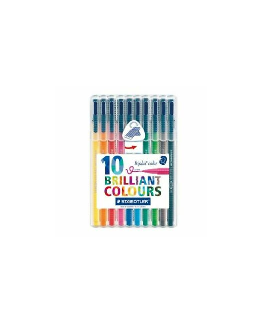 FIBRE PENS STAEDTLER TRIPLUS PK 10