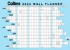 Collins Wallplanner Laminated 700x990 Double Sided 2024