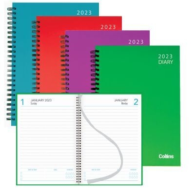 DIARIES 2023 Collins A53 Vivid Wiro New Colours - Stationery-Diaries ...