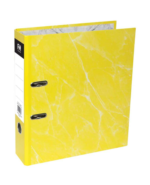 FM ARCH LEVER FILE BINDER YELLOW