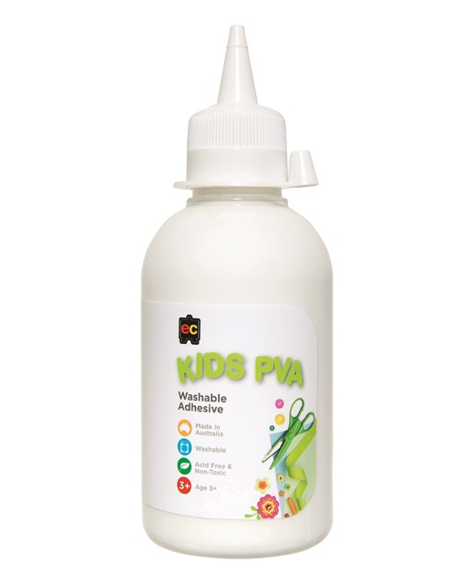 Glue Ec Pva Kids Washable 250Ml