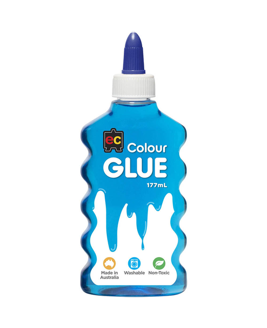 EC COLOURED GLUE 177ml BLUE