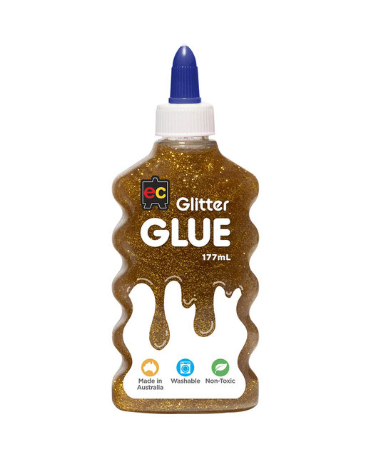 EC GLITTER GLUE 177ml GOLD