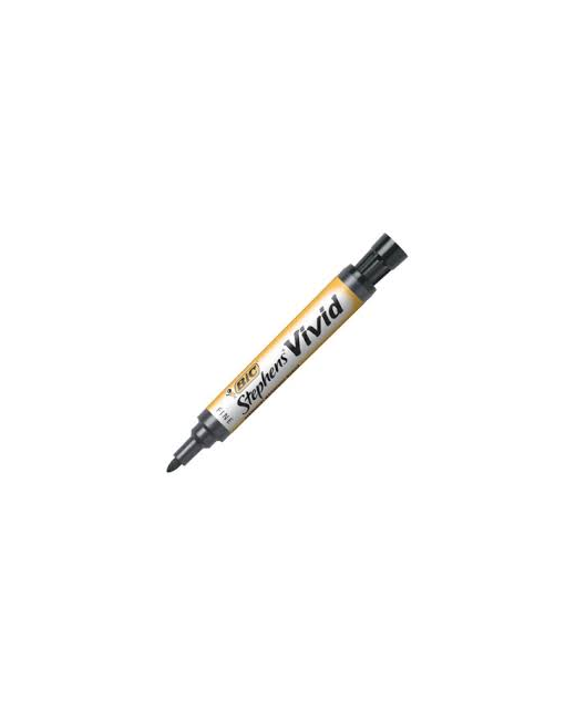 Marker Permanent Bic Vivid Fine Black