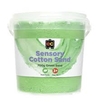 EC SENSORY COTTON SAND 700gm TUB GREEN