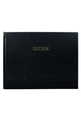 GBP GUEST BOOK LANDSCAPE LINED BLACK