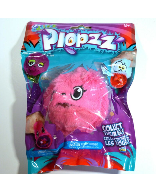 ORB ODDITITES PLOPZ SLIME FILLED PLUSH PINK