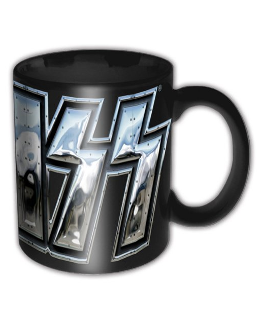 KISS CHROME LOGO MUG