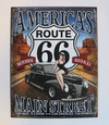 ROUTE 66 AMERICA'S MAIN STREET SIGN
