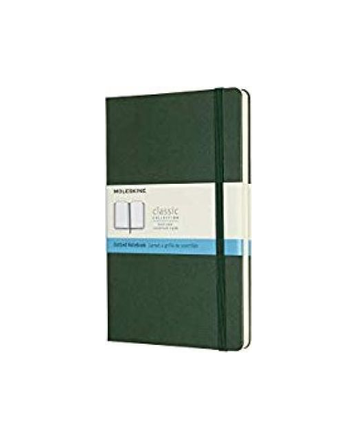 Moleskine Large Dotted Hardcover Notebook: Myrtle Green