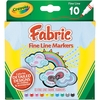 FABRIC MARKERS CRAYOLA BRIGHT PK 10