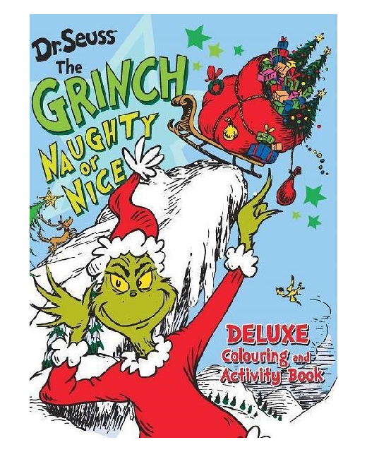 DR SEUSS THE GRINCH DELUXE COLOUR AND ACTIVITY BOOK