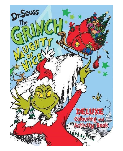 DR SEUSS THE GRINCH DELUXE COLOUR AND ACTIVITY BOOK