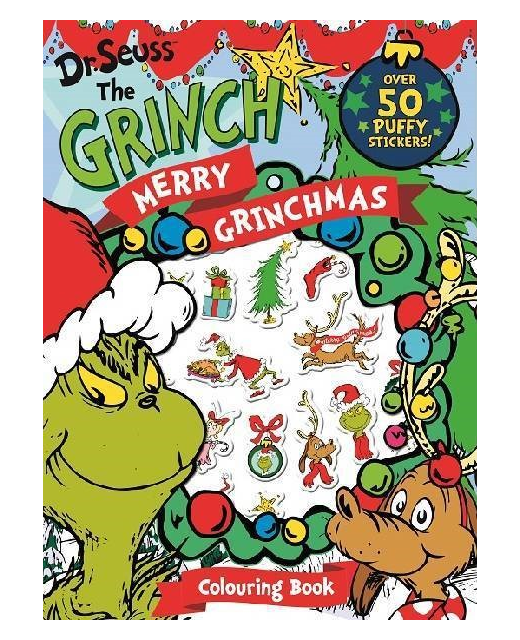 DR SEUSS THE GRINCH PUFFY STICKER BOOK