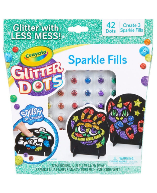 CRAYOLA GLITTER DOTS SPARKLE FILLS