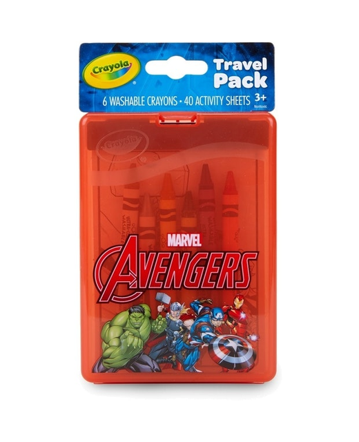 CRAYOLA TRAVEL PACK MARVEL AVENGERS