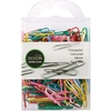DIXON PAPER CLIPS 31 MM ROUND COLOURED PACK OF 150
