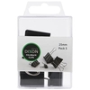 DIXON FOLDBACK CLIPS 25MM PACK 5