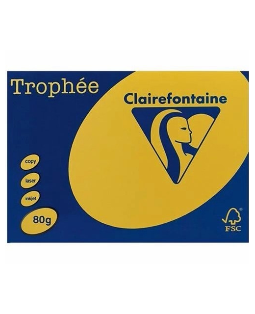 PAPER TROPHEE 80GSM YELLOW 500 PK