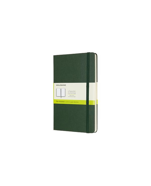 MOLESKINE CLASSIC NOTEBOOK RULED LARGE HARDBACK GREEN