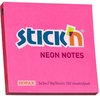 STICKN NOTES 76X76 100SHT NEON MAGENTA