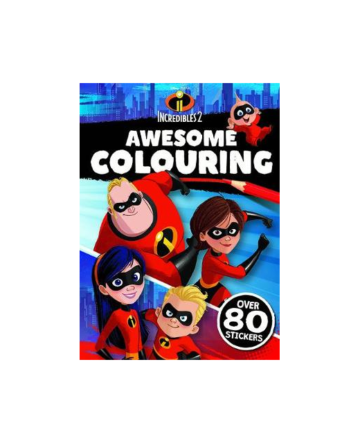 INCREDIBLES 2 COLOURING BOOK