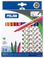 FELT PENS MARKER FINE TIP MILAN PACK OF 24