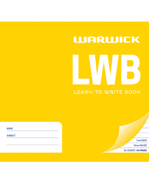 EXERCISE BOOK WARWICK LWB 198X210MM 32LF