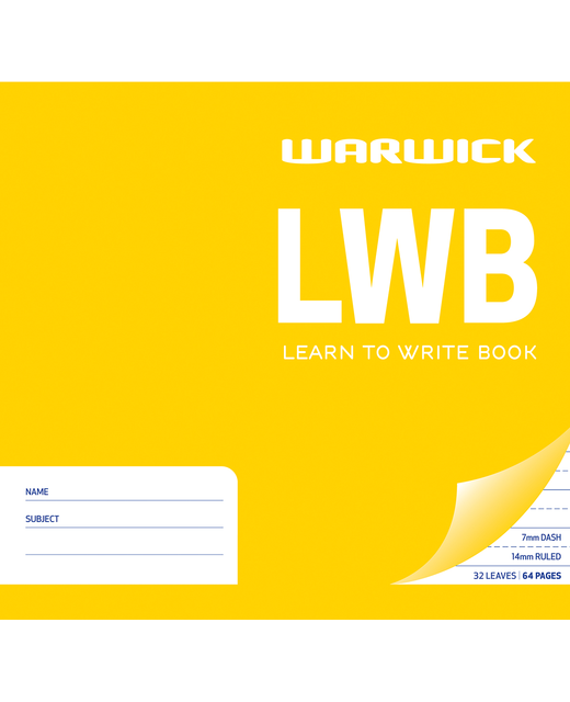 EXERCISE BOOK WARWICK LWB 198X210MM 32LF