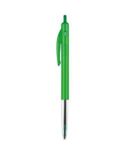 Pen Bic Clic Single Med Green
