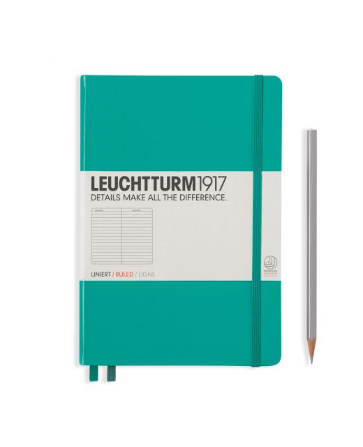 JOURNAL A5 LINED LEUCHTTRUM 1917 EMERALD