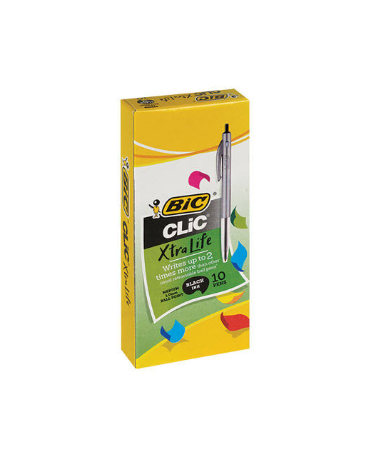 Pen Bic Clic Med Black Box 10