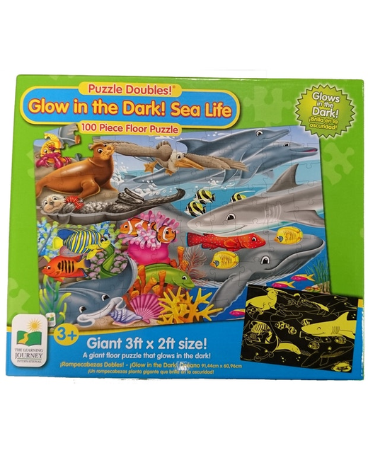The Learning Journey Puzzle Doubles Glow In The Dark Sea Life