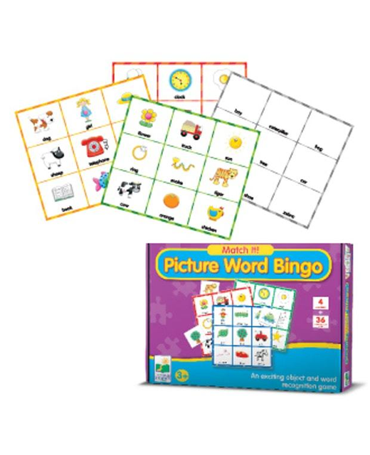 Match It Picture Word Bingo