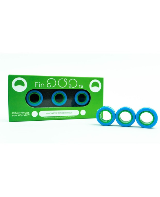 FinGears Magnetic Rings - Green/Blue (Small)