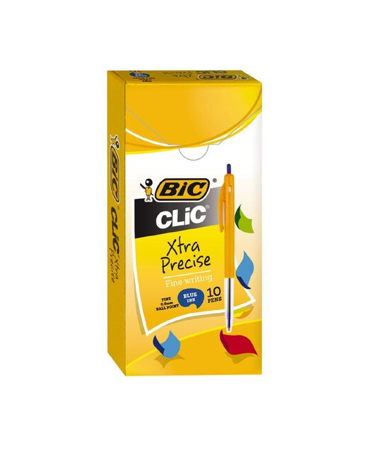 PEN BIC CLIC FINE BLUE BOX 10
